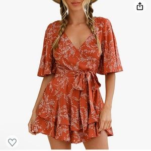 Red romper